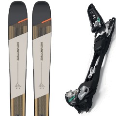 comparer et trouver le meilleur prix du ski Salomon Rando mtn 91 carbon + f10 tour black/white gris/noir/beige mod le sur Sportadvice