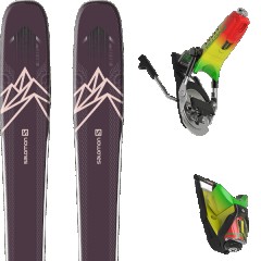 comparer et trouver le meilleur prix du ski Salomon Alpin qst lumen 99 purple/light + pivot 12 gw b115 forza 3.0 violet/rose mod le sur Sportadvice