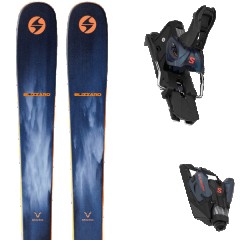 comparer et trouver le meilleur prix du ski Blizzard All mountain polyvalent brahma 82 blue/orange + strive 16 gw iscent bleu/orange taille 187 sur Sportadvice