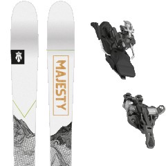 comparer et trouver le meilleur prix du ski Majesty Rando superscout touring + atk raider 13 evo black 97 mm blanc/vert/jaune mod le sur Sportadvice