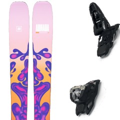 comparer et trouver le meilleur prix du ski Armada Alpin arw 88 + squire 11 black orange/violet/rose mod le sur Sportadvice