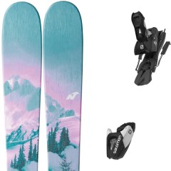 comparer et trouver le meilleur prix du ski Nordica Alpin santa ana 80 s pink/green metalligue + l7 gw n black/white b80 vert/rose mod le sur Sportadvice