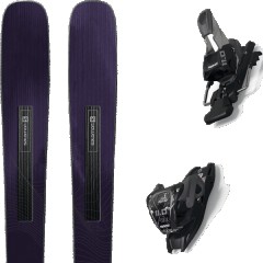 comparer et trouver le meilleur prix du ski Salomon Stance w 88 + noir / violet sur Sportadvice