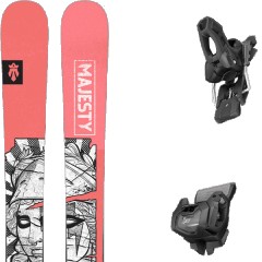 comparer et trouver le meilleur prix du ski Majesty Vestal + rose / noir / blanc sur Sportadvice