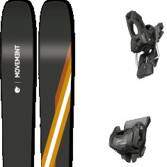 comparer et trouver le meilleur prix du ski Movement Go 106 ti + noir / jaune / blanc sur Sportadvice