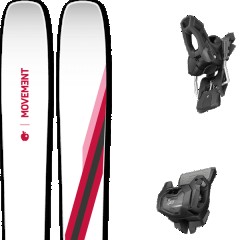 comparer et trouver le meilleur prix du ski Movement Go 98 w ti + blanc / rose / gris sur Sportadvice