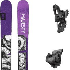 comparer et trouver le meilleur prix du ski Majesty Vesper + violet / noir / blanc sur Sportadvice