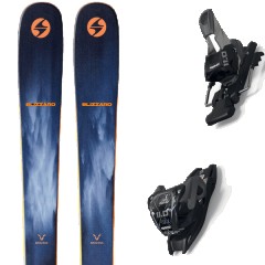 comparer et trouver le meilleur prix du ski Blizzard Brahma 82 blue/orange + bleu / orange sur Sportadvice