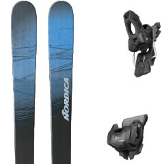 comparer et trouver le meilleur prix du ski Nordica Unleashed 98 blue/blk/silver + bleu / noir / gris sur Sportadvice