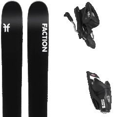 comparer et trouver le meilleur prix du ski Faction La machine g grom + noir / blanc / violet sur Sportadvice