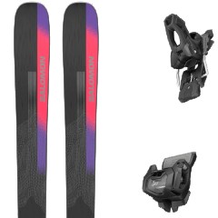 comparer et trouver le meilleur prix du ski Salomon Stance 102 blk/fiery coral/royal lilac + noir / rose / violet sur Sportadvice