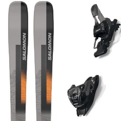 comparer et trouver le meilleur prix du ski Salomon Stance 84 blk/race blue/frost gray + gris / noir / orange sur Sportadvice