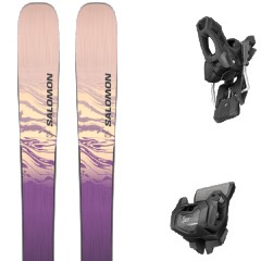 comparer et trouver le meilleur prix du ski Salomon Stance w 94 blk/purple magic/maple sugar + beige / noir / violet sur Sportadvice