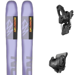 comparer et trouver le meilleur prix du ski Salomon Qst 106 sweet lavender/flame + violet / noir sur Sportadvice
