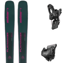 comparer et trouver le meilleur prix du ski Elan Playmaker 91 + noir / rose / vert sur Sportadvice