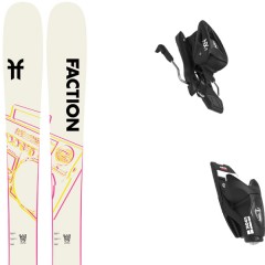 comparer et trouver le meilleur prix du ski Faction Prodigy 0x grom + beige / rose / jaune sur Sportadvice