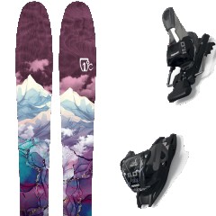 comparer et trouver le meilleur prix du ski Icelantic Ski Ictic riveter 85 + violet / blanc sur Sportadvice