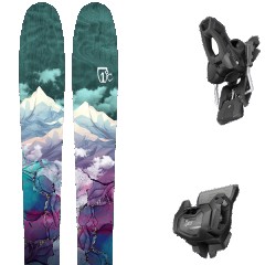 comparer et trouver le meilleur prix du ski Icelantic Ski Ictic riveter 95 + bleu / vert / violet sur Sportadvice