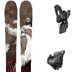 comparer et trouver le meilleur prix du ski Icelantic Ski Ictic nomad 95 + marron / noir / blanc sur Sportadvice