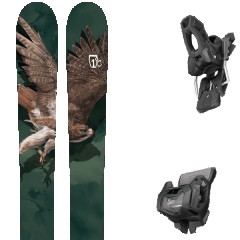 comparer et trouver le meilleur prix du ski Icelantic Ski Ictic nomad 105 + vert / marron sur Sportadvice