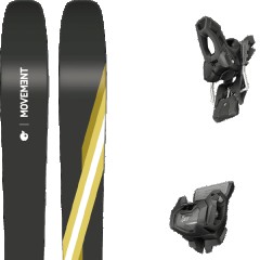 comparer et trouver le meilleur prix du ski Movement Go 98 ti + noir / jaune / blanc sur Sportadvice