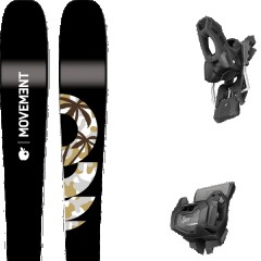 comparer et trouver le meilleur prix du ski Movement Fly 90 + noir / blanc / marron sur Sportadvice