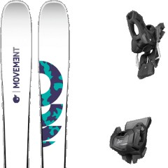 comparer et trouver le meilleur prix du ski Movement Fly 90 w + blanc / violet / vert sur Sportadvice