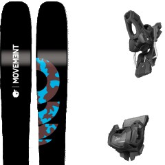 comparer et trouver le meilleur prix du ski Movement Fly 115 + noir / bleu / marron sur Sportadvice