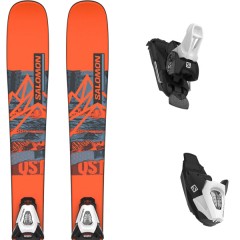 comparer et trouver le meilleur prix du ski Salomon L qst spark s + c5 gw j orange / gris sur Sportadvice