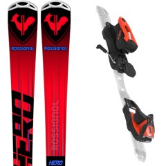 comparer et trouver le meilleur prix du ski Rossignol Hero elite lt ti + nx12 gw b80 black hot red rouge / noir sur Sportadvice
