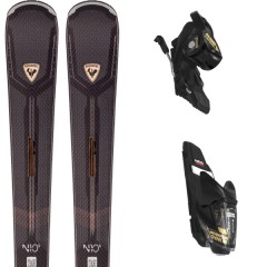 comparer et trouver le meilleur prix du ski Rossignol Nova 10 ti + xpress w 11 gw b83 black gold noir sur Sportadvice