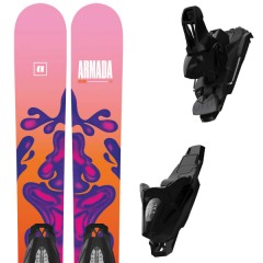 comparer et trouver le meilleur prix du ski Armada Arj + l c5 gw black orange / rose / violet sur Sportadvice