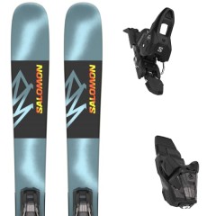comparer et trouver le meilleur prix du ski Salomon E qst spark + m10 gw l90 a blk bleu / noir sur Sportadvice