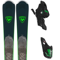 comparer et trouver le meilleur prix du ski Rossignol Experience 80 carbon + xpress 11 gw b83 black green gris / bleu / vert sur Sportadvice