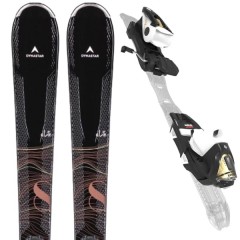comparer et trouver le meilleur prix du ski Dynastar E lite 8 + nx 12 gw b80 b w gold noir / marron sur Sportadvice