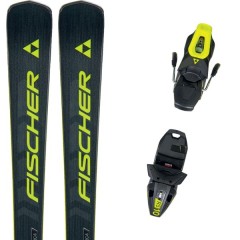 comparer et trouver le meilleur prix du ski Fischer Rc4 power ar + rs 10 pr noir / gris / jaune sur Sportadvice