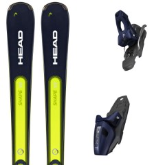 comparer et trouver le meilleur prix du ski Head Shape e-v8 sw + pr 11 gw noir / jaune / blanc sur Sportadvice