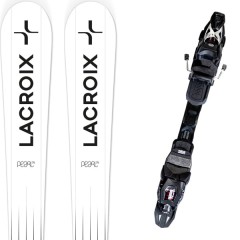 comparer et trouver le meilleur prix du ski Christian-lacroix Pearl 74 + vss412 black / silver noir / blanc sur Sportadvice