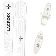 comparer et trouver le meilleur prix du ski Christian-lacroix Monarc 77 + vss412 black / silver blanc / noir sur Sportadvice
