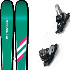 comparer et trouver le meilleur prix du ski Movement Logic 86 w + vert / blanc / rose sur Sportadvice