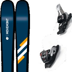 comparer et trouver le meilleur prix du ski Movement Logic 86 + bleu / blanc / orange sur Sportadvice