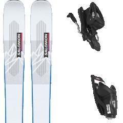 comparer et trouver le meilleur prix du ski Salomon Qst blank team illusion + blanc / gris sur Sportadvice