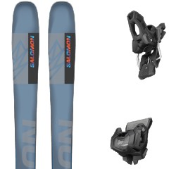 comparer et trouver le meilleur prix du ski Salomon Qst 92 copen blue/yellow/neon + bleu / gris sur Sportadvice