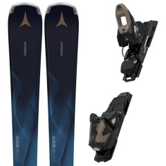 comparer et trouver le meilleur prix du ski Atomic Cloud q9 lt + e m 10 gw black/sand bleu / noir sur Sportadvice