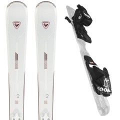 comparer et trouver le meilleur prix du ski Rossignol Nova 2 + xpress 11 gw b83 black gris / rose sur Sportadvice