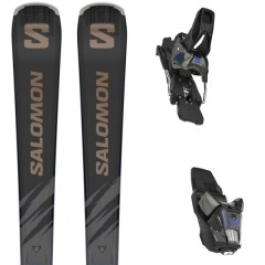comparer et trouver le meilleur prix du ski Salomon S/max 10 xt + m12 gw f80 noir / bleu sur Sportadvice