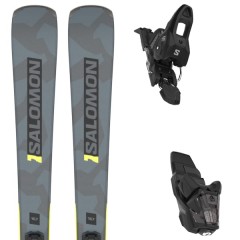 comparer et trouver le meilleur prix du ski Salomon S/force sx 75 + m10 gw l noir / gris / jaune sur Sportadvice