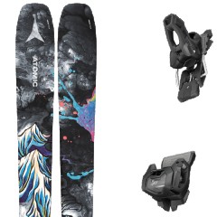 comparer et trouver le meilleur prix du ski Atomic Bent 90 black/multicolor + noir / multicolore sur Sportadvice