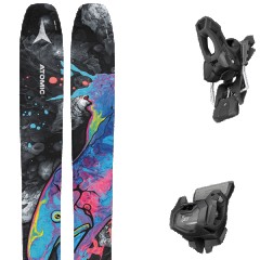 comparer et trouver le meilleur prix du ski Atomic Bent 110 black/multicolor + noir / multicolore sur Sportadvice