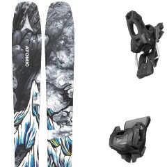 comparer et trouver le meilleur prix du ski Atomic Bent 100 black/multicolor + noir / multicolore sur Sportadvice